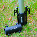 Outdoor Camping Tent Pole Holder Fixed Tube Bracket Windproof Hiking Access