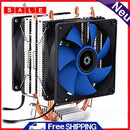 2 Heat Pipe CPU Cooler for Intel LGA 775/1155 X58 X79 Radiator PC Cooling Fan