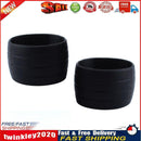 1 Pair Bicycle Silicone Plug Rubber Wear-resisting Handlebar Ring (Black) Newly