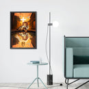 DIY Full Round Drill Diamond Painting God and Lion Kit Decor Artwork Craft Gift