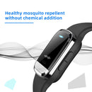 M20 Ultrasonic Mosquito Repellent Bracelet Wrist Watch Thermometer (Black) Newly