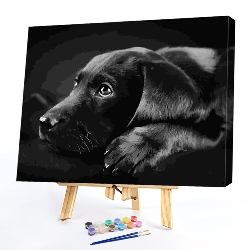 Animals on Earth Paint By Numbers DIY Set Canvas Oil Painting Drawing No Fram