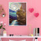 Oil Paint By Numbers Little Monster Frameless Picture Craft Kit for Living Room