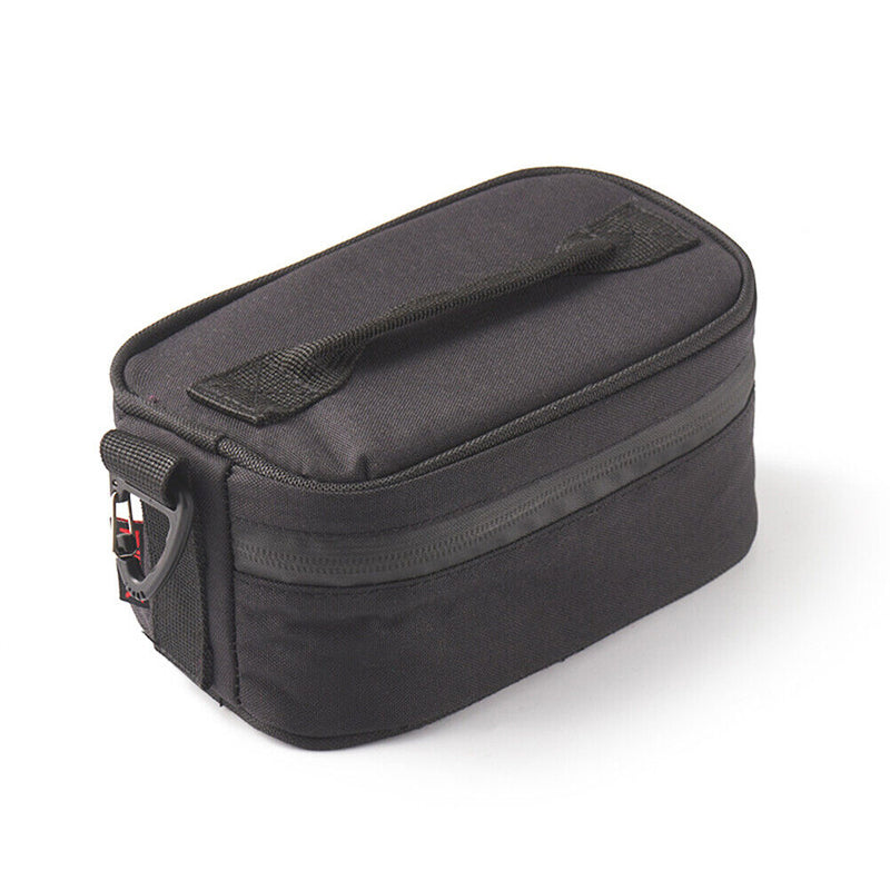 Outdoor Camping Lunch Box Aluminum Thermal Food Picnic Bento Bags (Black) Newly