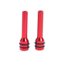 2pcs Universal Aluminum Interior Door Lock Knob Pins for Car Truck (Red) Newly