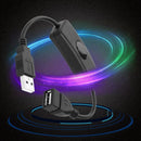 USB ON OFF Switch Cable USB 2.0 Male to Female Extension Extender Cable