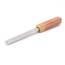 Guitar Fret Crowning File Wooden Handle Polished Repair Luthier Tool (A) Newly