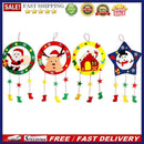 DIY Christmas Garlands Cloth Art Wreath Kindergarten Child US Rural Style Random