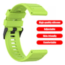 Silicone Strap Adjustable Bracelet for Garmin Fenix 6X/Fenix 6X Pro (Lime)