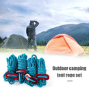 4pcs 4mm Tent Wind Rope Cord Tensioner Outdoor Camping Reflective Lanyard R