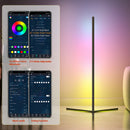 Aluminum Alloy Symphony RGB Floor Lamp Dimmable Color Changing LED Foot Lamp