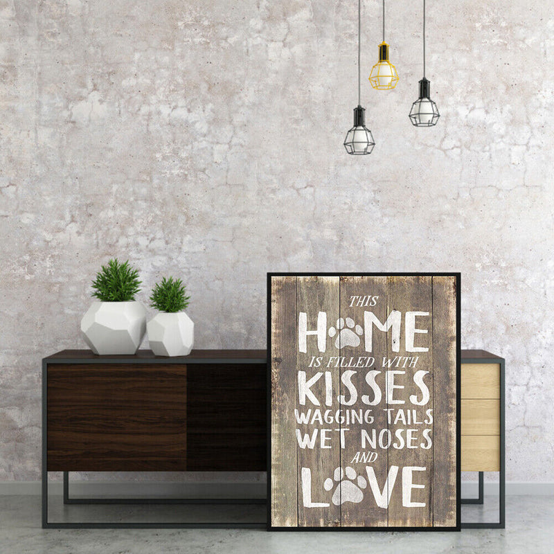 Letters Drawing Frameless DIY Oil Paint by Numbers Canvas Home Decoration