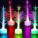 colorful Night Light glowing LED Christmas Color Change optical fiber tree