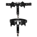 Nightclubs Legs Wings Leg Garter Straps Garter Belt Faux Leather Suspenders