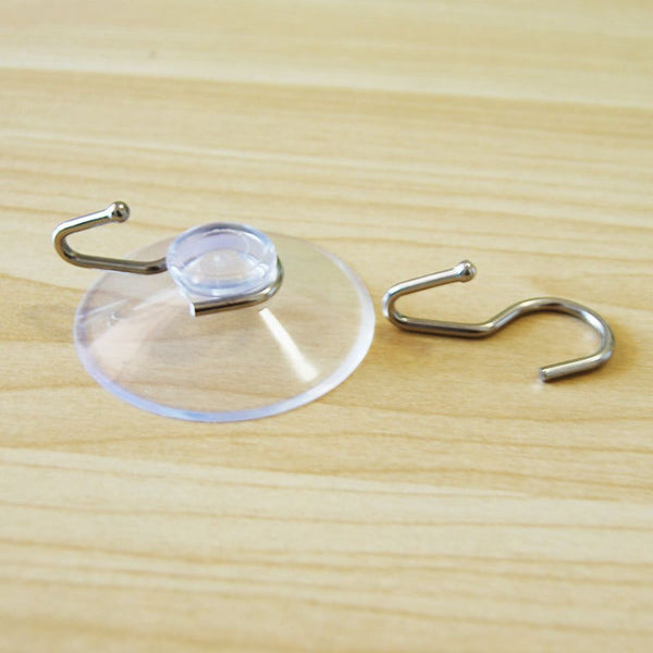 Wedding Supplies Clear Hangers Glass Sucker Wall Hook Suction Cup Transparent