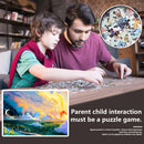 1000pcs DIY Sun and Moon Jigsaw Puzzle Toys Kids Adults Assembling Picture Gift
