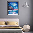 DIY Full Round Drill Diamond Painting lighthouse Mosaic Art