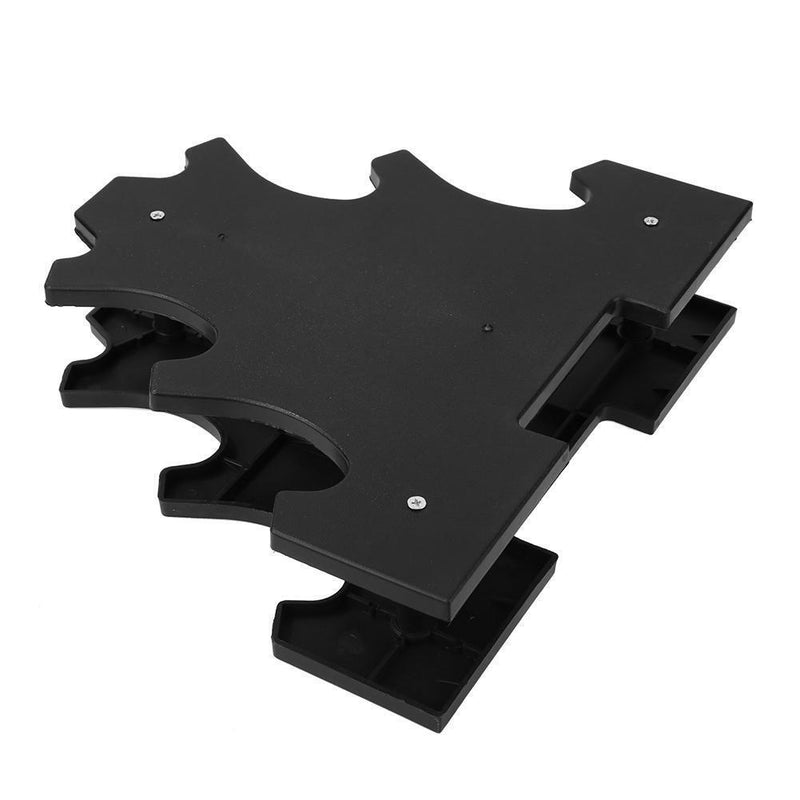 3 Tier Plastic Dumbbell Rack Storage Holder Tree Exercise Equipment Black? Newly