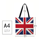 British flPrinted Shoulder Shopping Bag Casual Large Tote Handbag (40*40cm)