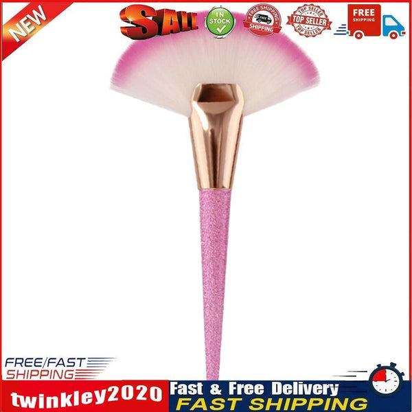 Pro 1pc Large Fan Shape Makeup Brush Blush Powder Foundation Cosmetic Tool Newly