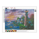 5D DIY Full Drill Diamond Painting Scenery Cross Stitch Embroidery Wall Art