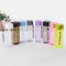 Water Bottle Square Fruit Tea Drink Transparent Sport non-toxic Tasteless Y1L8