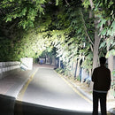 1200mAh COB LED Torch Power Bank 500lm Camping Travel Waterproof Flashlight