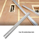 Woodworking Aluminum Slot Miter Track Jig Fixture for Router (White 400mm) Newly