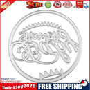 Round Letter Cutting Dies Stencils Scrapbook Embossing DIY Craft Album Card