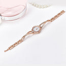 Waterproof Steel Bracelet Quartz Watches Elegant Women Small Dial Analog Wristwa