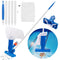 Pool Vacuum Head with Brush Bag Pole for Swimming Pool Spa Pond Fountain Bl