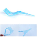 3 In 1 Mascara Shield Guide Guard Lash Curler Applicator Comb Makeup(Blue) Newly