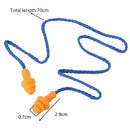 Xmas Tree Shape Protect Hearing Earplugs Earmuff Soft Silicone With Corded