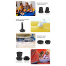 3600mAh Electric Mini Pump Power Bank for Inflatable Beds Mattress (Green) Newly