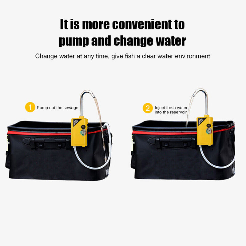 LED Lighting Charging Fishing Water Oxygenation Pumps Outdoor Fishing Acces