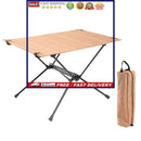 Foldable Camping Table-Aluminum Lightweight Collapsible Table for Fishing Beach
