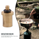 1/2/3pcs Brass Gas Refill Adapters for Camping Stove Gas Cylinder Gas Tank