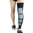 1pc Basketball Leg Sleeve Knee Protector Sports Long Kneepad (Black L) Newly