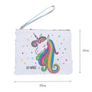 Fashion Sequin Pencil Case Kids Girls Cartoon Clutch Coin Purse Mini Wallet B