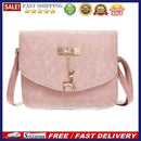 Retro Women Messenger Crossbody Handbag PU Simple Mini Shoulder Bag/Pink