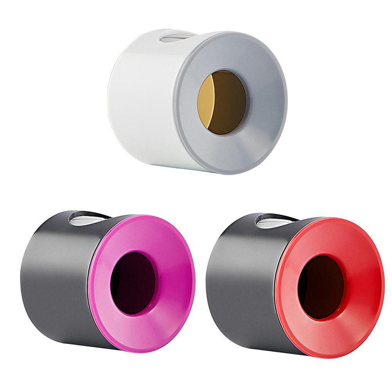 One-key Self-cleaning Hair Brush Anti-Static Airbag Massage Comb (Pink)