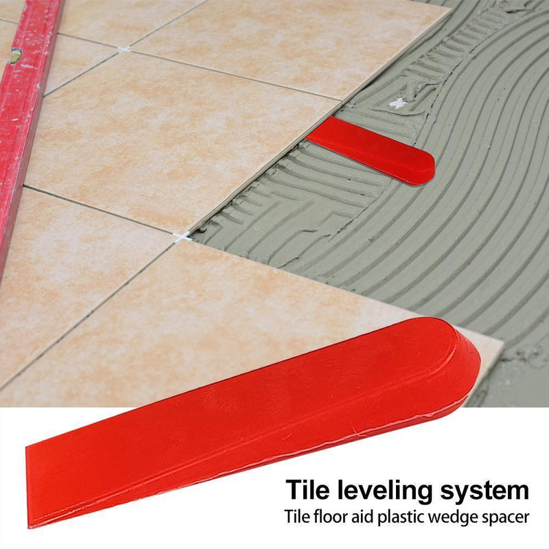 100pcs Elastic Tile Alignment Tile Leveling System Locator Spacers Level Wedges