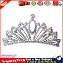 Baby Girl Princess Crown Headband Crystal Headdress Tiara Wedding Headwear Newly
