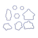 Silicone Christmas Stamp+Metal Cutting Dies Stencil Frame Scrapbook Album