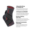 1pc Knitting Breathable Ankle Brace Stand Elastic Sleeve for Basketball Soccer