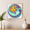 5D Part Special Shaped Drill Luminous Diamond Painting Sun God Art (GT105)