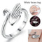 1x Swan Shape Knitting Loop Crochet Ring Thimble Guide Accessories Sewing C7X5