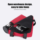 1.2L Triangle Cycling Bicycle Bags MTB Bike Front Tube Frame Pouch (Red)
