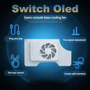 Game Console Cooler Base for NS Switch OLED Docking Station Silent Cooling Fans