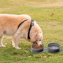 Dog Cat Water Food Bowls Collapsible Pet Bowls Dog Bowls Slow Feeder Bowls
